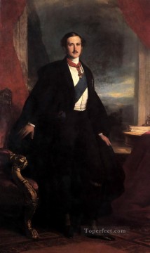 フランツ・クサヴァー・ウィンターハルター Painting - アルバート王子の王室肖像画フランツ・クサーヴァー・ウィンターハルター